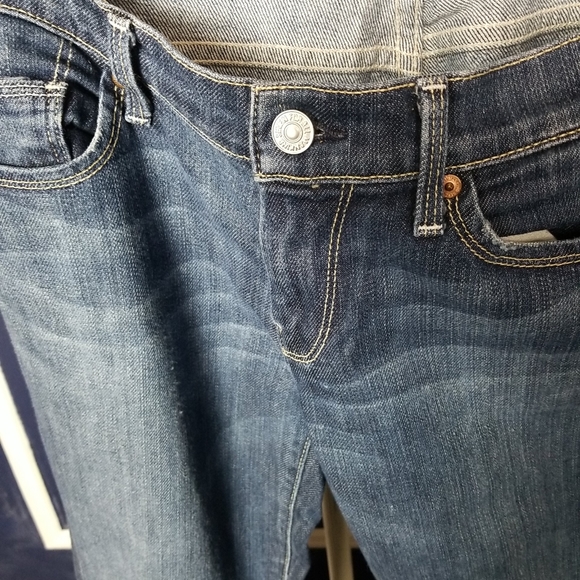 7 For All Mankind Womens Blue Straight Leg Cotton - Picture 3 of 6